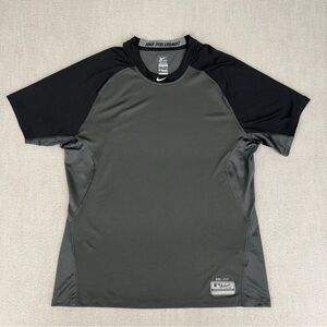 MLB Nike Pro Combat Shirt Mens XL Black Breathable Compression Lifting Workout